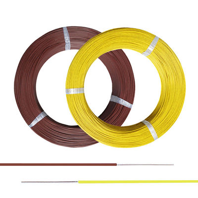গুণ  FEP 24 Gauge Solid Core Wire Silver Plated High Voltage কারখানা