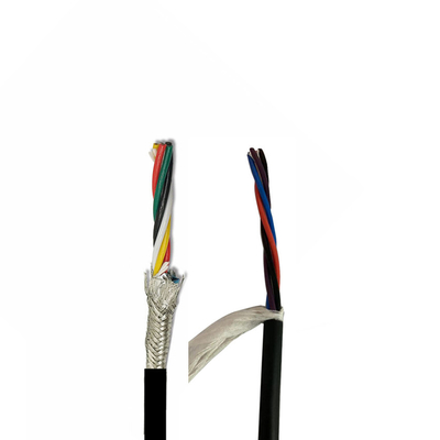 গুণ  High Flex Robotic Cable Multi Core Electrical Cable ETFE Insulation PUR Jacket কারখানা