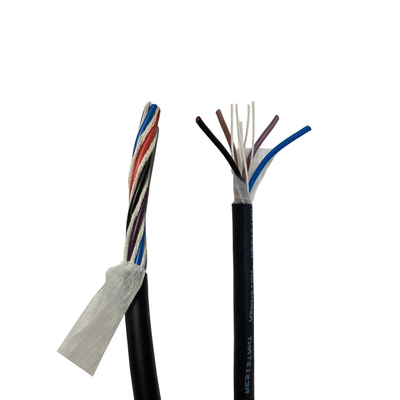 গুণ  24 Awg PUR Cables PUR 4 Core Electrical Cable Heat Resistant PVC Insulation কারখানা
