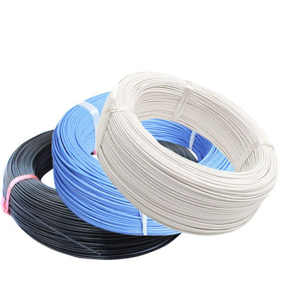 22AWG PFA ইনসুলেটেড সিলভার প্লেটেড কপার তার, AC600V রেটেড ভোল্টেজ সহ, 0.05-6mm2 আকারের 1-5 কোর অ্যাপ্লিকেশনের জন্য