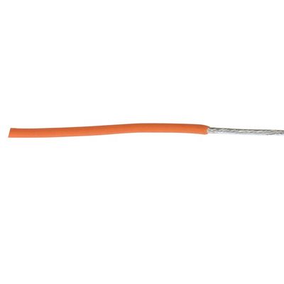 রাসায়নিক প্রতিরোধ ক্ষমতা এবং ৯টি রঙ সহ উপলব্ধ ২৪awg ১৯/৩৬ স্ট্র্যান্ডেড পিএফএ ইনসুলেটেড সিলভার প্লেটেড কপার তার