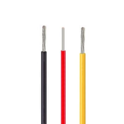 14-20 AWG রেডিয়েশন প্রতিরোধী এবং 600V নামমাত্র ভোল্টেজ ETFE বিচ্ছিন্ন Tefzel তারের সঙ্গে টিনযুক্ত তামা তার
