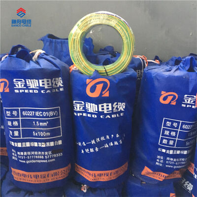 একক কোর PVC বৈদ্যুতিক H07V-K 2.5mm2 নমনীয় তারের তার